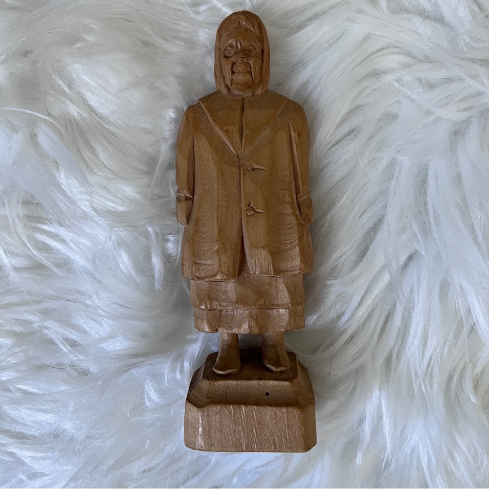 Roger Lord Handcrafted St Jean Wooden Sculpture 5.5 Inches
